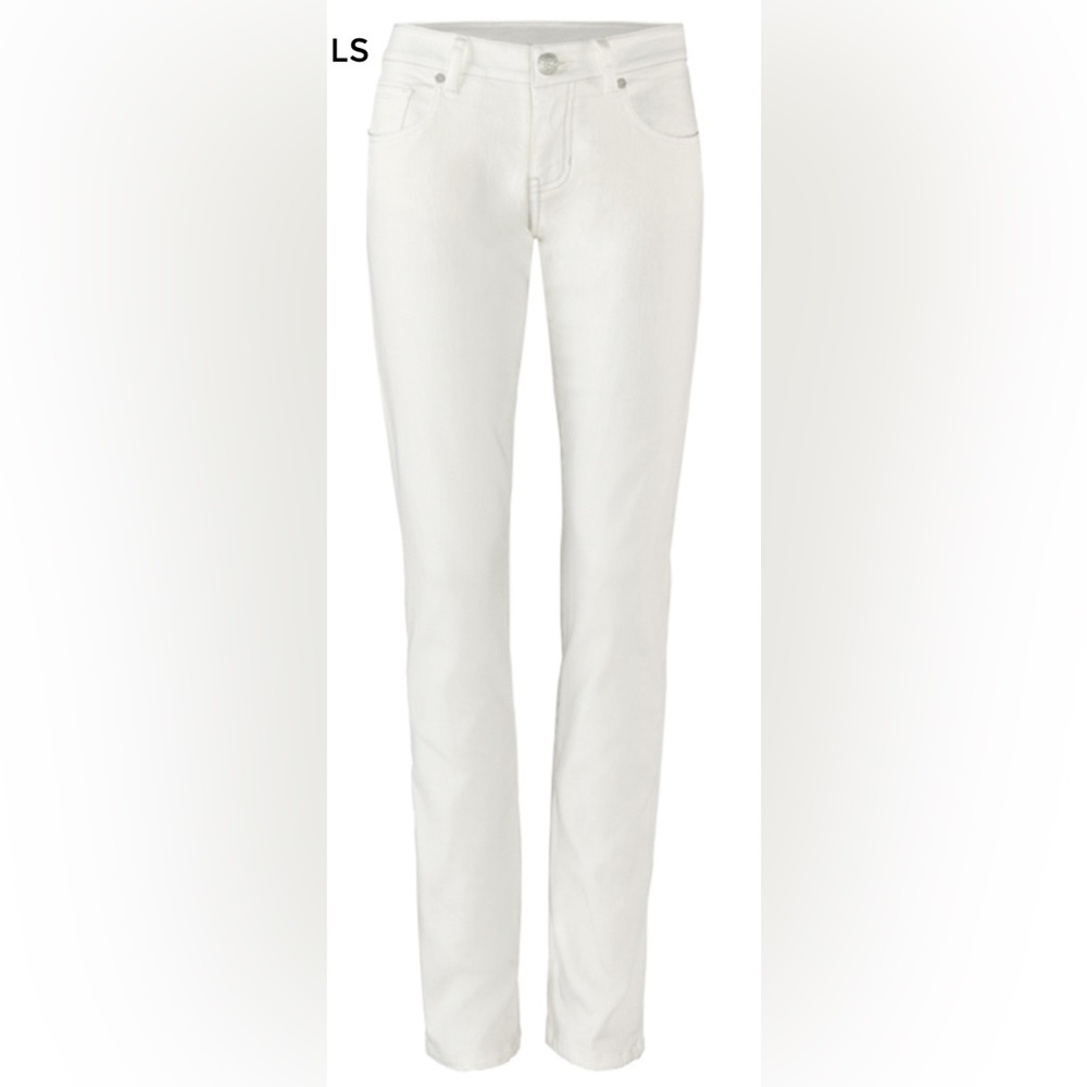 COPY - Cabi Slim Boyfriend White Jeans sz 8 style 5171